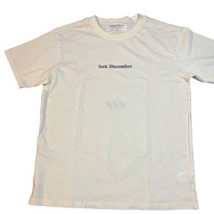 Seek Discomfort Cream Short Sleeve Tee
